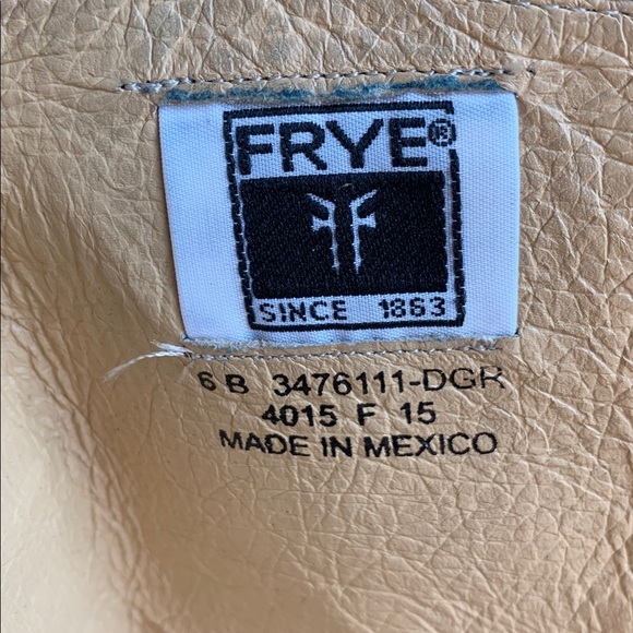 {FRYE} Molly Button Tall Leather Boots - Picture 3 of 10